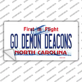 Go Demon Deacons NC Novelty Sticker Decal