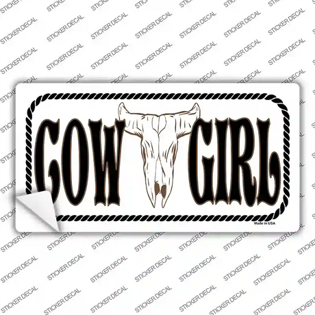 Cowgirl LP-1294 Novelty Sticker Decal