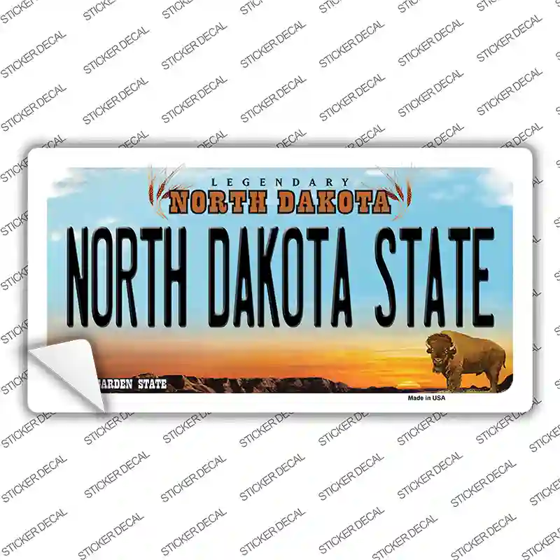 North Dakota State ND Novelty Sticker Decal
