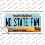 North Dakota State Fan ND Novelty Sticker Decal