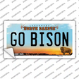 Go Bison ND Novelty Sticker Decal