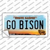 Go Bison ND Novelty Sticker Decal