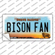 Bison Fan ND Novelty Sticker Decal