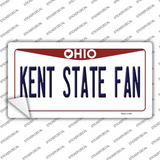 Kent State Fan OH Novelty Sticker Decal