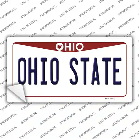 Ohio State OH Novelty Sticker Decal