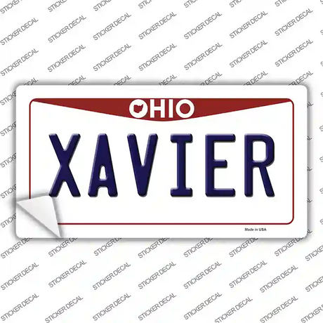 Xavier OH Novelty Sticker Decal