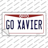 Go Xavier OH Novelty Sticker Decal