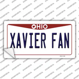 Xavier Fan OH Novelty Sticker Decal