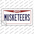 Musketeers OH Novelty Sticker Decal
