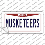 Musketeers OH Novelty Sticker Decal