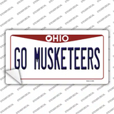Go Musketeers OH Novelty Sticker Decal
