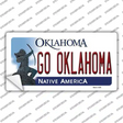 Go Oklahoma OK Novelty Sticker Decal
