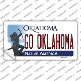 Go Oklahoma OK Novelty Sticker Decal