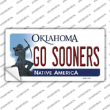 Go Sooners OK Novelty Sticker Decal