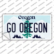 Go Oregon OR Novelty Sticker Decal