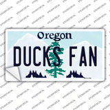 Ducks Fan OR Novelty Sticker Decal