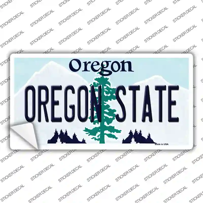 Oregon State OR Novelty Sticker Decal