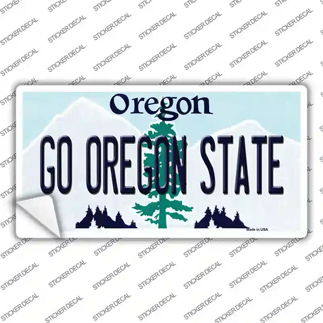 Go Oregon State OR Novelty Sticker Decal