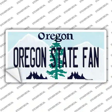 Oregon State Fan OR Novelty Sticker Decal