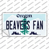 Beavers Fan OR Novelty Sticker Decal