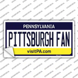 Pittsburgh Fan PA Novelty Sticker Decal