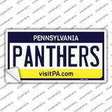 Panthers PA Novelty Sticker Decal