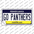 Go Panthers PA Novelty Sticker Decal