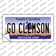 Go Clemson SC Novelty Sticker Decal