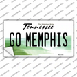 Go Memphis TN Novelty Sticker Decal