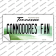 Commodores Fan TN Novelty Sticker Decal