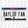 Baylor Fan TX Novelty Sticker Decal