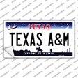 Texas A&M TX Novelty Sticker Decal