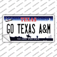 Go Texas A&M TX Novelty Sticker Decal