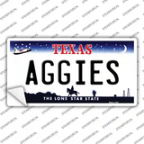 Aggies TX Novelty Sticker Decal