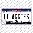 Go Aggies Texas TX Novelty Sticker Decal