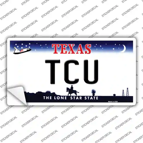 TCU TX Novelty Sticker Decal