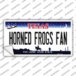 Horned Frogs Fan TX Novelty Sticker Decal