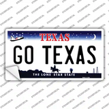 Go Texas TX Novelty Sticker Decal