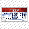 Cougars Fan UT Novelty Sticker Decal
