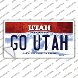 Go Utah UT Novelty Sticker Decal