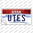 Utes UT Novelty Sticker Decal