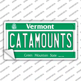 Catamounts VT Novelty Sticker Decal
