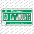 Go Catamounts VT Novelty Sticker Decal