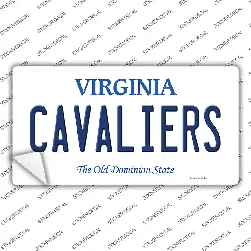 Cavaliers VA Novelty Sticker Decal
