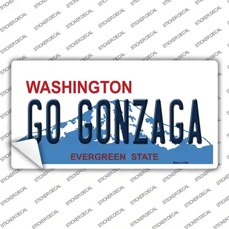Go Gonzaga WA Novelty Sticker Decal