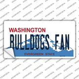 Bulldogs Fan WA Novelty Sticker Decal
