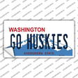 Go Huskies WA Novelty Sticker Decal