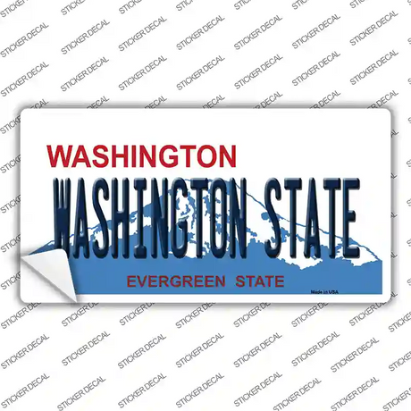 Washington State WA Novelty Sticker Decal