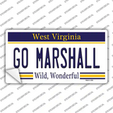 Go Marshall Novelty Sticker Decal