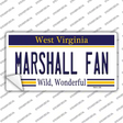 Marshall Fan Novelty Sticker Decal